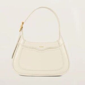 NWT | Ruisse | Freya Shoulder Bag | Cream | Gold Hardware